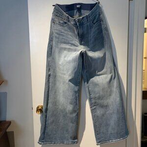 Lands End Wide Leg Jeans